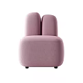 Modern single sofa single chair 3d model