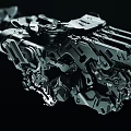 Intelligent Machine with Complex Black Mechanical Structure and Multiple Components