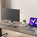 Computer Desktop Computer Laptop Monitor 3d model