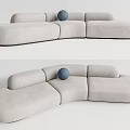 Modern Multiplayer Sofa 3d model