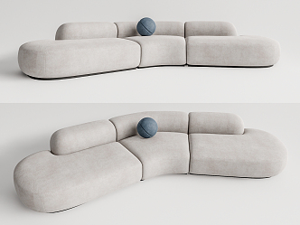 Modern Multiplayer Sofa 3d model