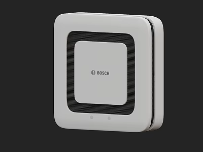 ROSCHU Modern Square White Air Conditioner Vent With Grille Design 3d model