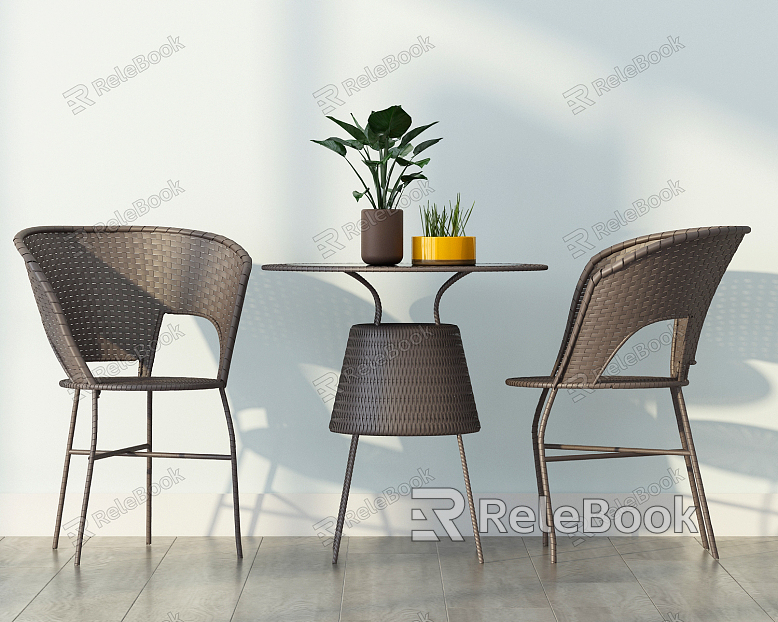 Modern Casual Table and Chair Combination Casual Table model