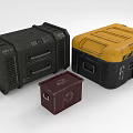 Durable Heavy Duty Hardware Tool Storage Cases In Various Sizes And Colors 3d model