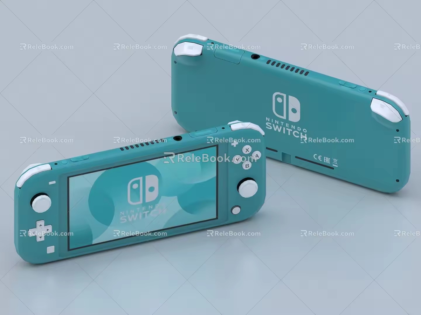 Game console Switch Nintendo 3d model