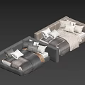 Modern Kids Bed Design With Cozy Pillows Soft Blankets And Neutral Tones