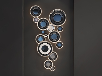 Audio Wall Decoration 3d model