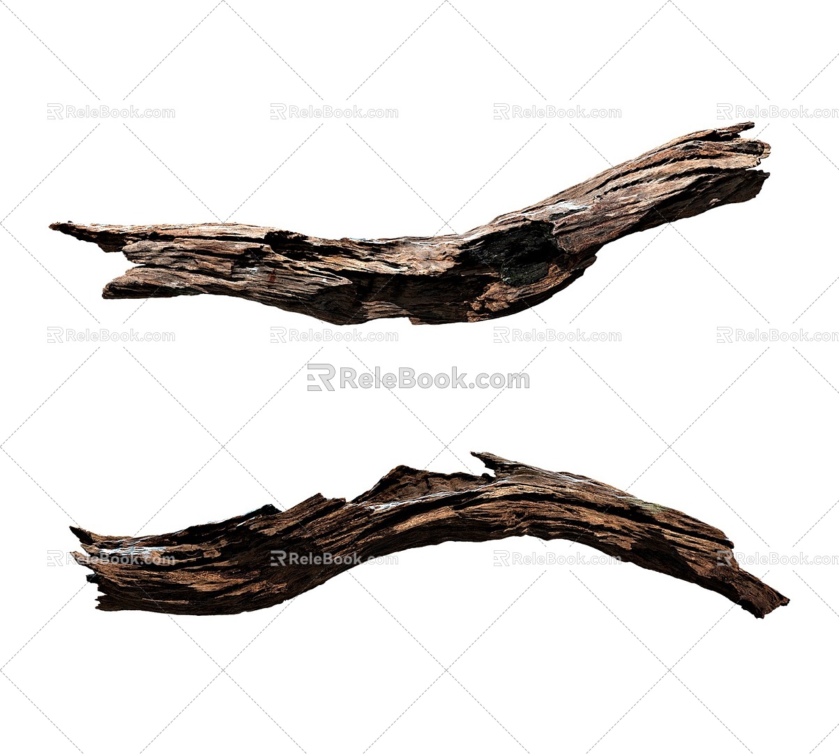 Dead Wood Carving Ornaments Crafts Ornaments 3d model