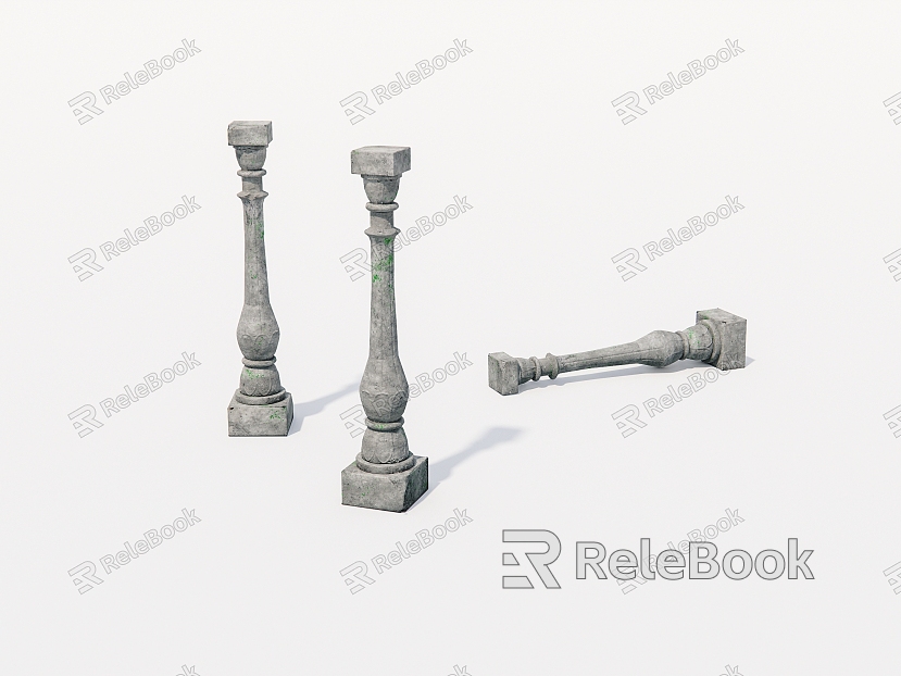 stone pillar model