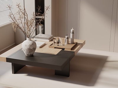 Modern coffee table model