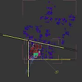 Industrial Factory Building With Cooling Towers Chimneys Electrical Equipment And Green Surroundings