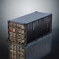 INDUSTRIAL LOFT CONTAINER 3d model