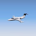 White Passenger Jet Flying in Clear Blue Sky with Smooth Aerodynamic Design