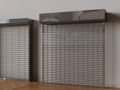 Modern rolling shutter door rolling gate electric warehouse door garage door 3d model