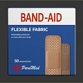 PaceMed Band Aid Flexible Fabric Soft Comfortable Adhesive Bandages 50 Count Pack
