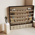Display cabinet tea cabinet 3d model