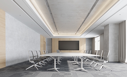 Modern Conference Room 3d model