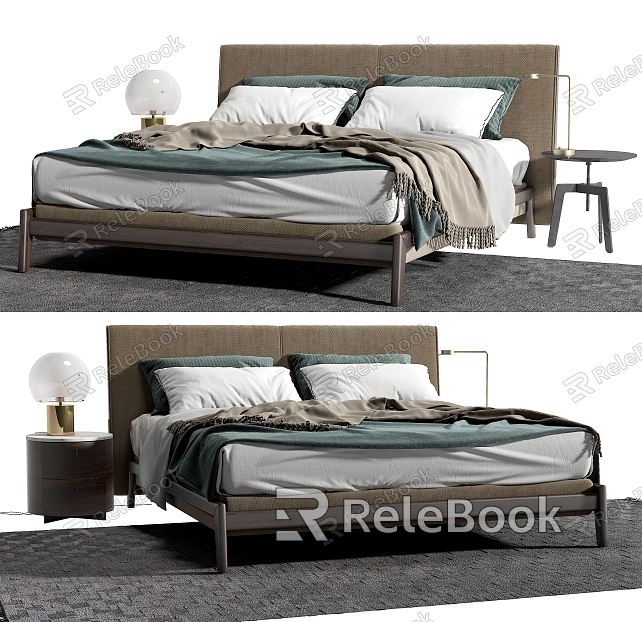 Modern Double Bed model