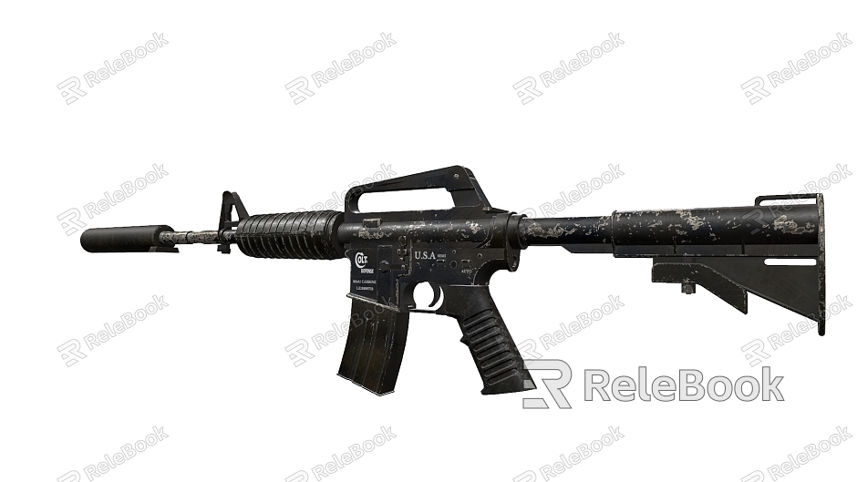 m4 submachine gun model