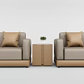 Modern Single Sofa 3d model