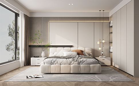 Modern Bedroom 3d model