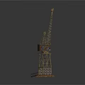 Heavy Duty Industrial Tower Crane With Metal Structure And Mechanical Parts