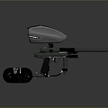 paintball gun paint gun 3d model