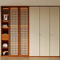 Middle style wardrobe 3d model
