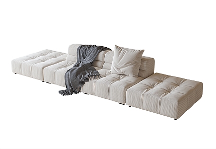 Multi-person Sofa Shaped Sofa 3d model