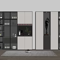 Modern Wine Cabinet 3d model