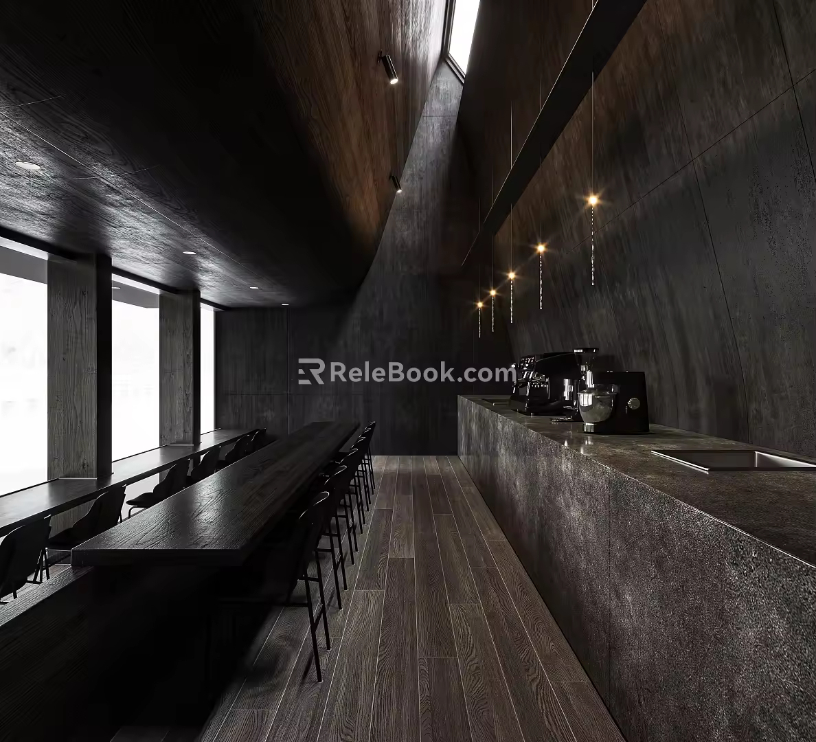 Modern Cafe 3d model