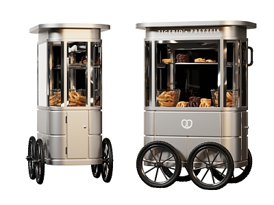 Shopping Mall Pastry Car Van Dining Car Outdoor Mobile Pastry Car Dining Car 3d model