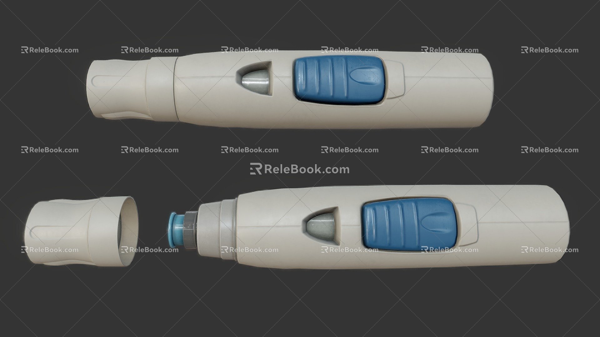 automatic injector 3d model