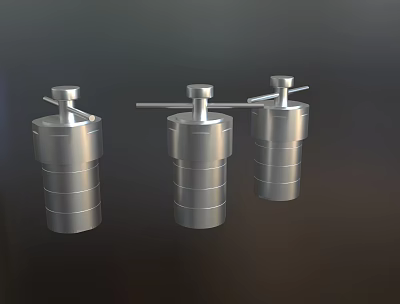 Modern reaction kettle 3d model