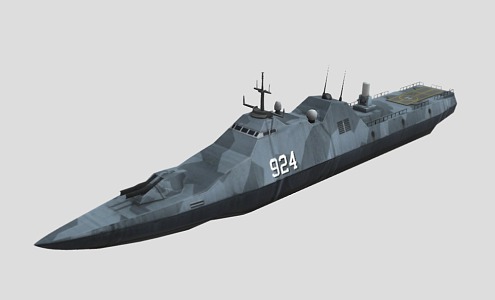 Warship Aircraft Carrier Warship 3d model