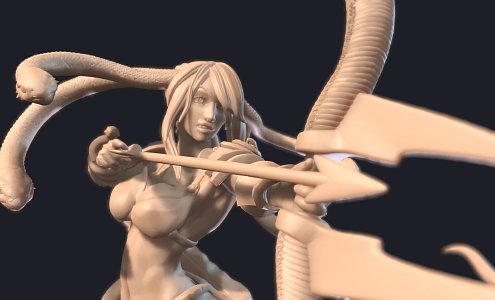 Medusa Longbow 3d model