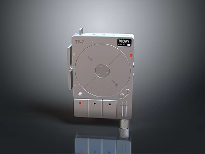 TEAC External Optical Drive With Metal Casing Tray Loading USB Connectivity Buttons And Indicator Lights 3d model