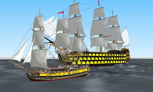 European Sailing 3d model