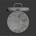Vintage Pocket Watch Open Case Design With Roman Numerals And Metal Dial