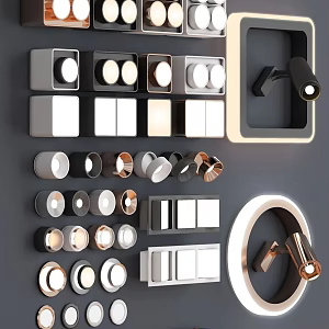 Modern Downlight Spotlight 3d model