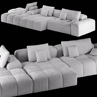 Sofa Multiplayer Sofa Combination 3d model