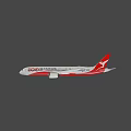 Qantas 100th Anniversary Passenger Plane With White Red Livery And Spirit Of Australia Logo