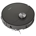 Smart Machine DEEBOT Robotic Vacuum Cleaner with Black Docking Station and Modern Design