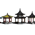 Chinese-style pavilion 3d model
