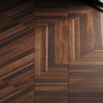 Modern Flooring Wood Flooring 3d model