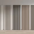 Modern Minimalist Wall Panels With Vertical Slats In Various Neutral Tones For Interior