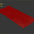 Detailed Topographic Model Featuring Mountains Rivers And Farmland