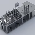 Automated Industrial Equipment Featuring Metal Frame And Control Panel For Manufacturing