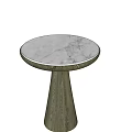 Modern Round Table Marble Round Table 3d model