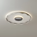 Modern Ceiling Lights With Wave Edged And Cloud Shaped Designs 3d model